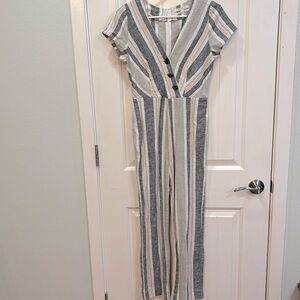 Linen Blend Jumpsuit